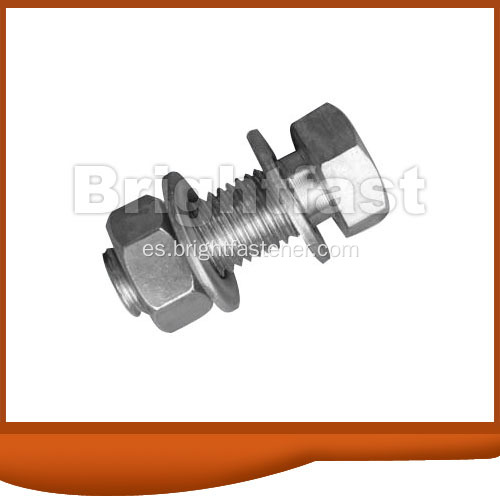 Tornillos estructurales hexagonales pesados M20-2.5 ASTM A325m